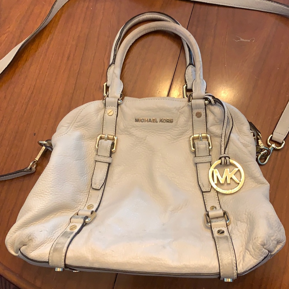 Michael Kors cream bag